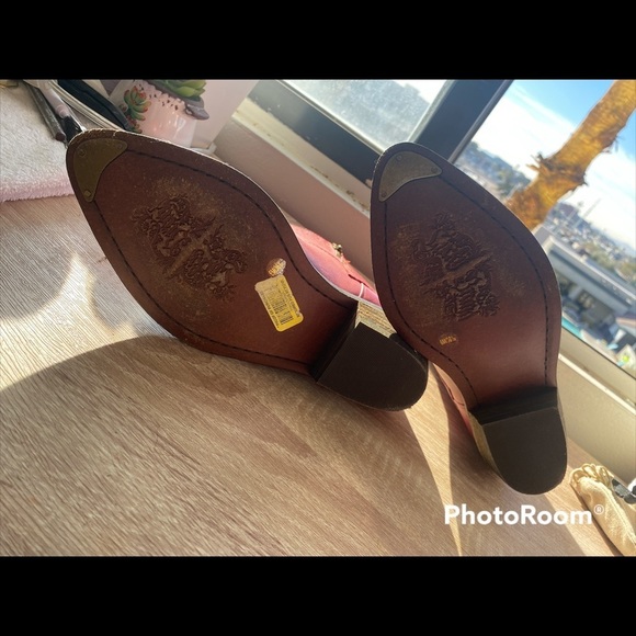 Leather Cowgirl/ cowboy boots in red size 6 Lucky brand - Picture 4 of 6